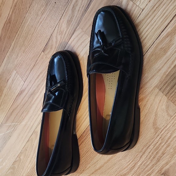 Cole Haan Black Leather Men's Loafers Pinch Hand Sewn Size 9M - Picture 6 of 13